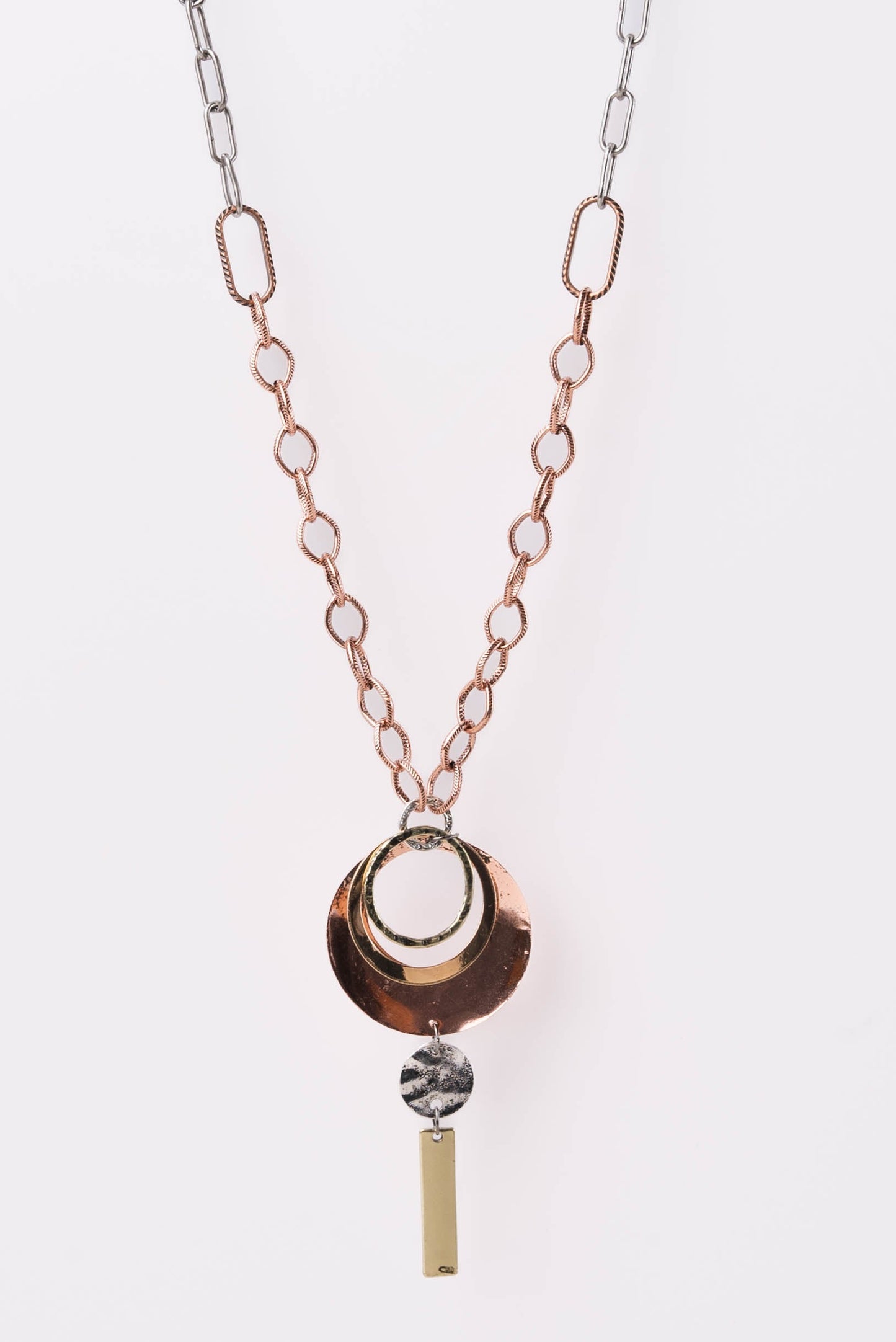 Geo Dangle Pendant Necklace