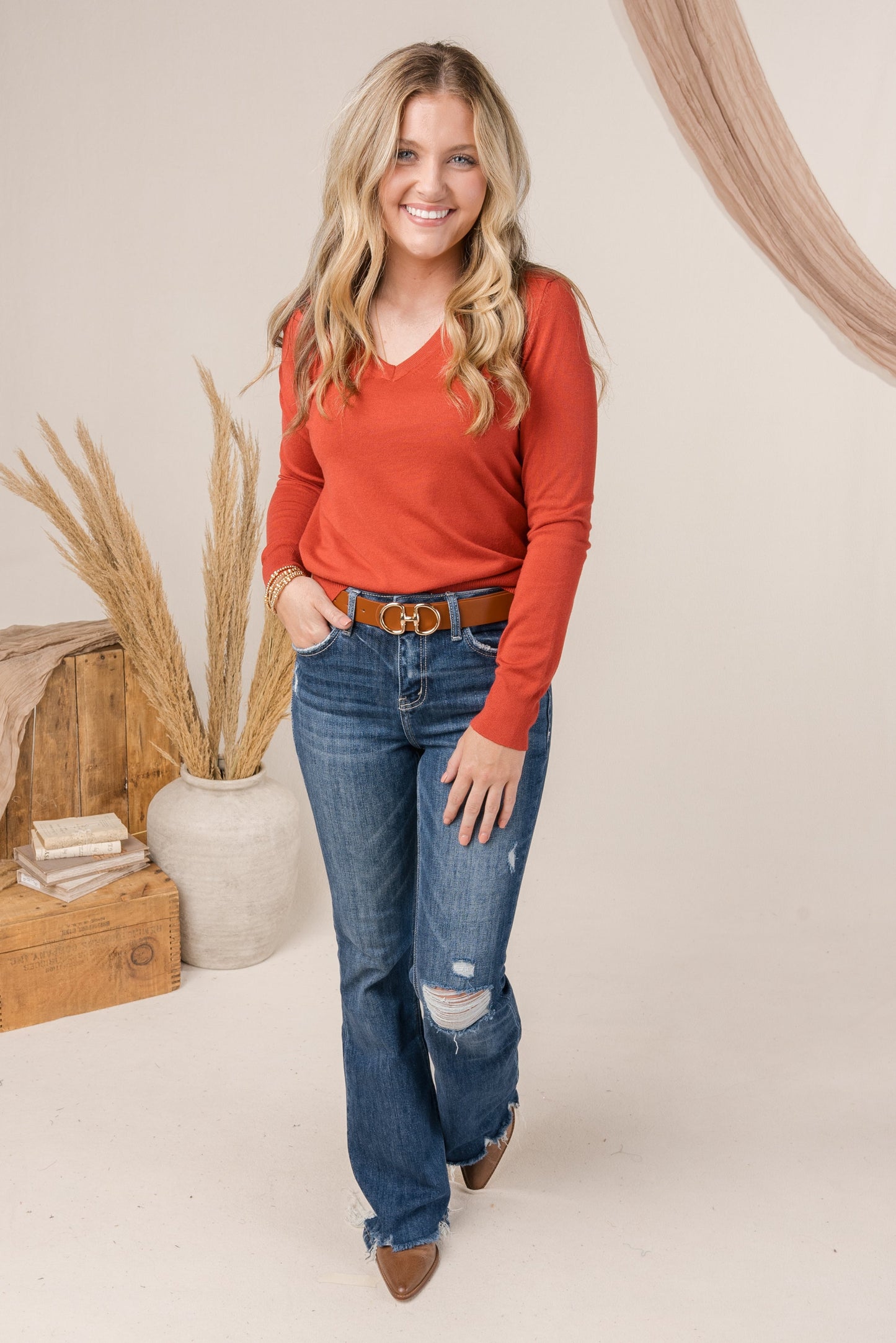 Classic V-Neck Sweater