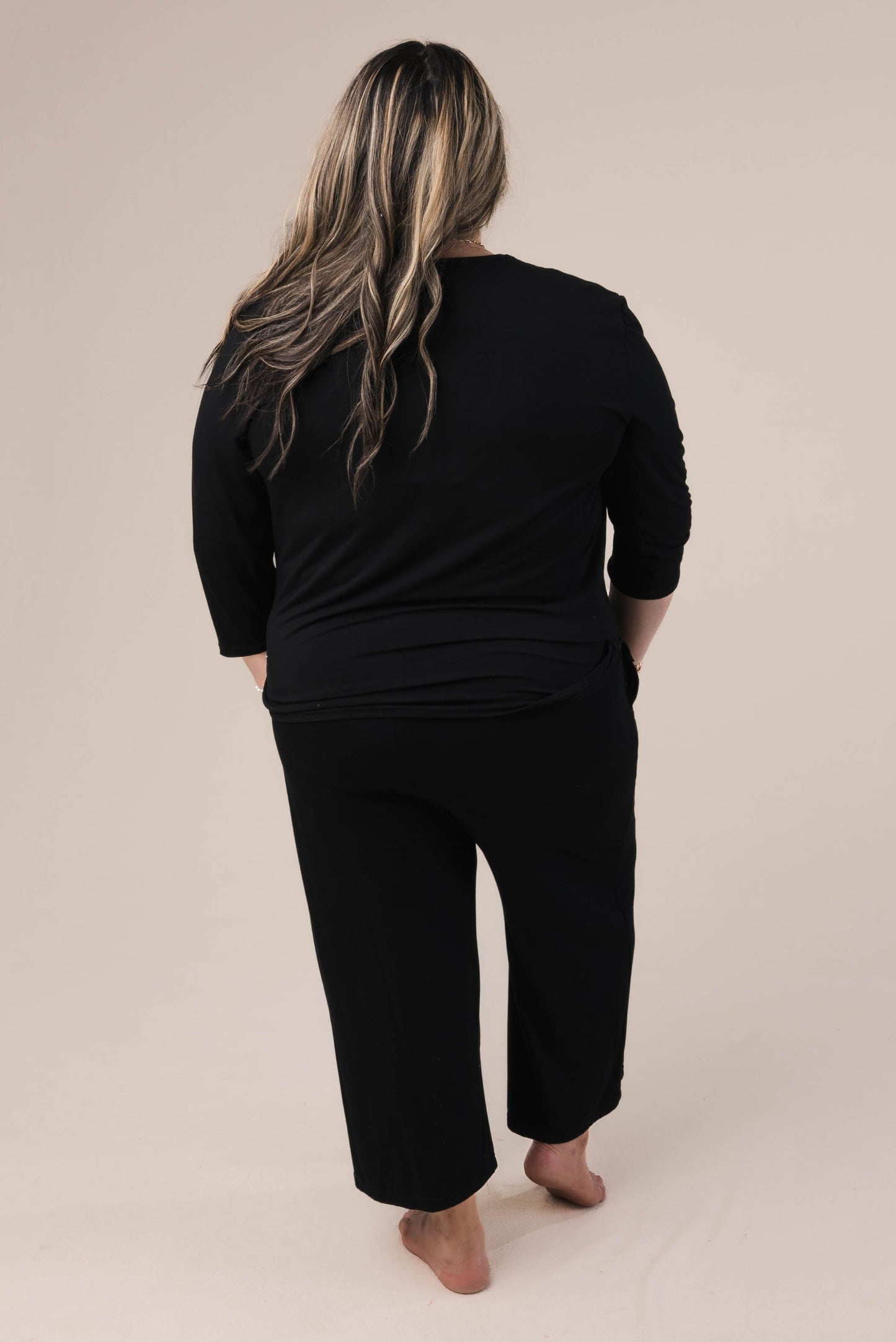 Heavenly Luxe Rounded Neckline Cool Down Pajama Set *Final Sale*