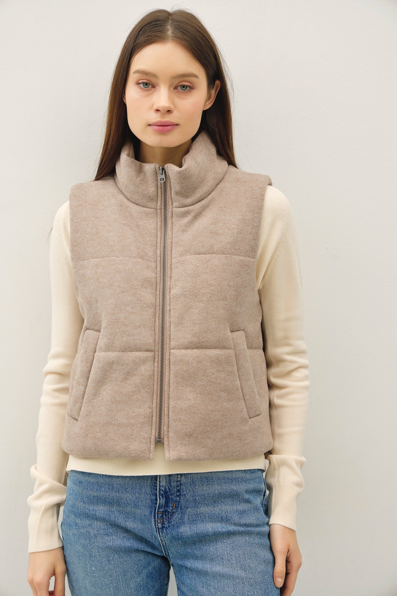 Quilted Fine Ribbed Vest PRE-ORDER