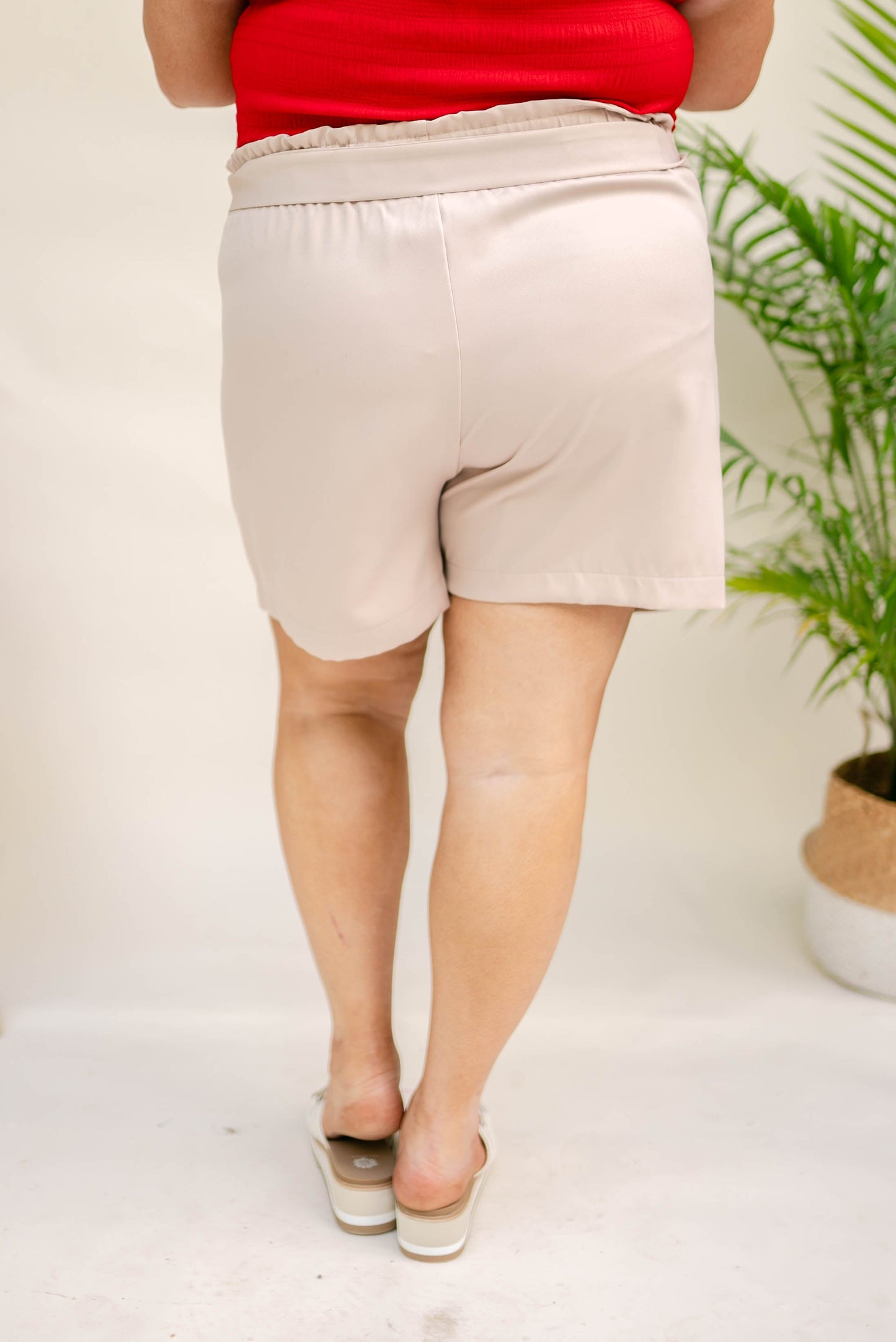 High Waist Front Tie Shorts *Final Sale*