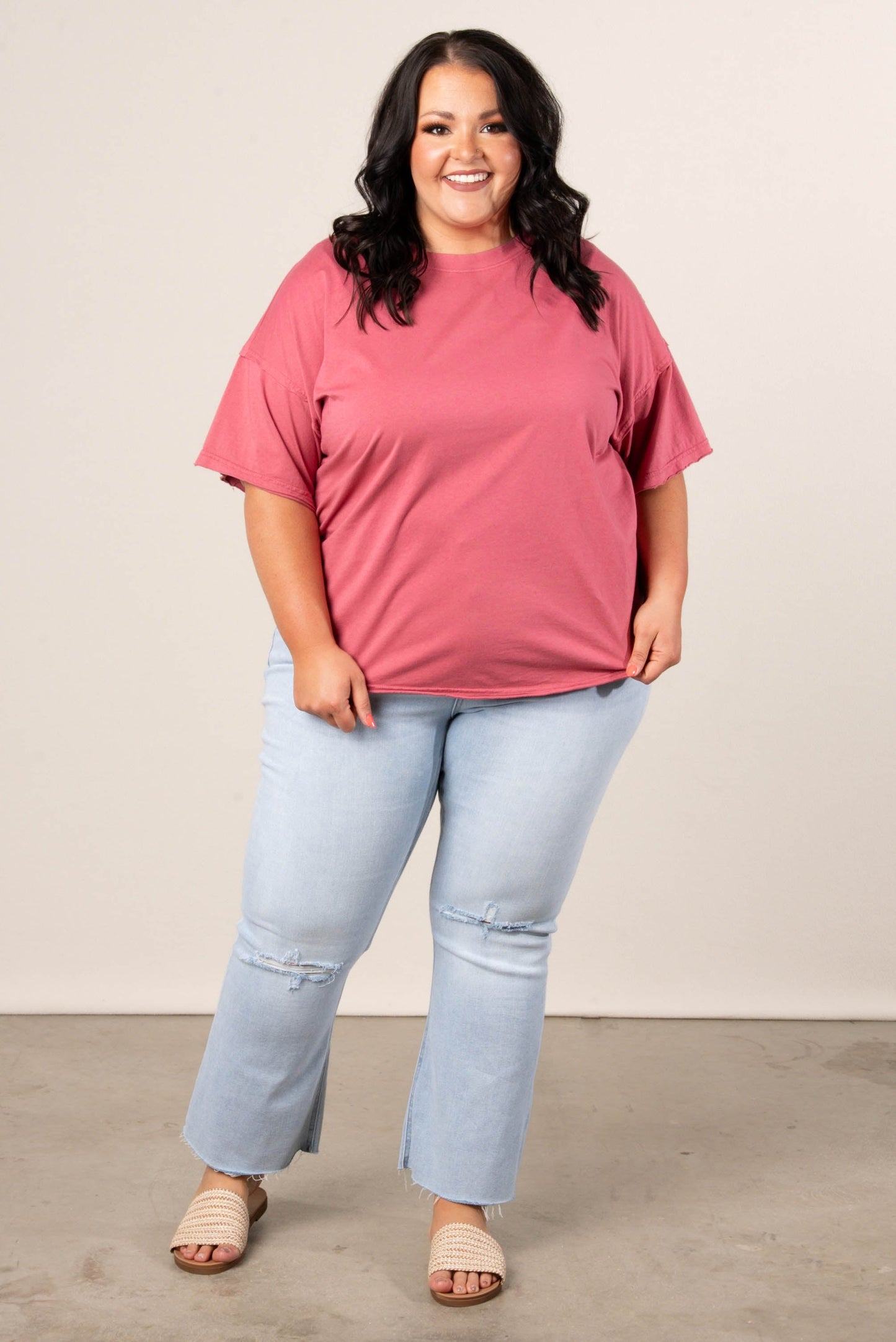 Washed Raw Seamed Tee