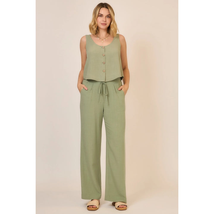 Meadow Muse Linen Top + Pants Set