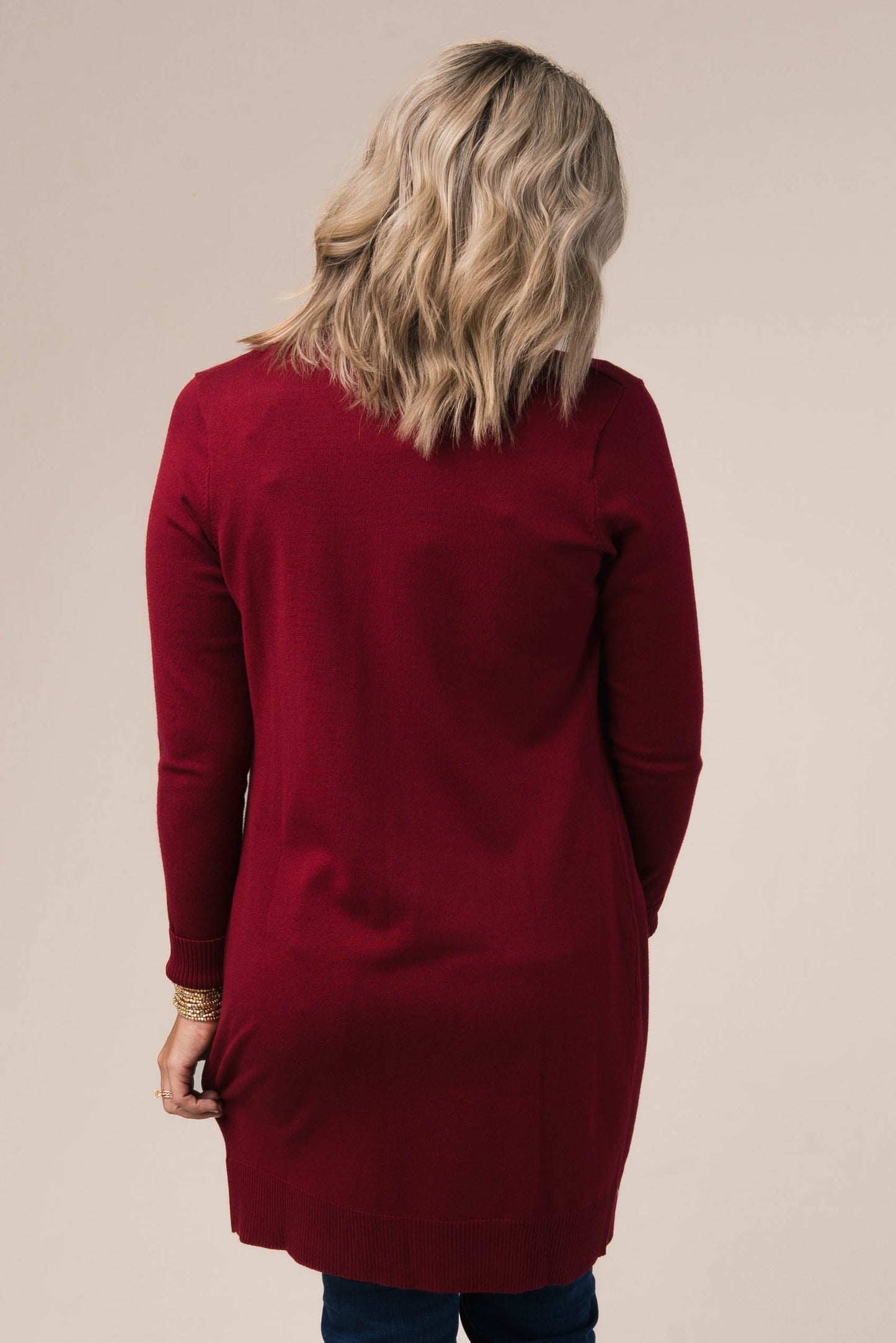 Open Front Sweater Cardigan