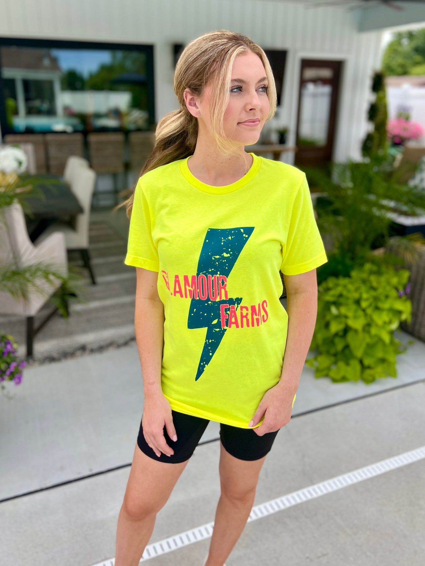 Glamour Farms Lightning Graphic Tee