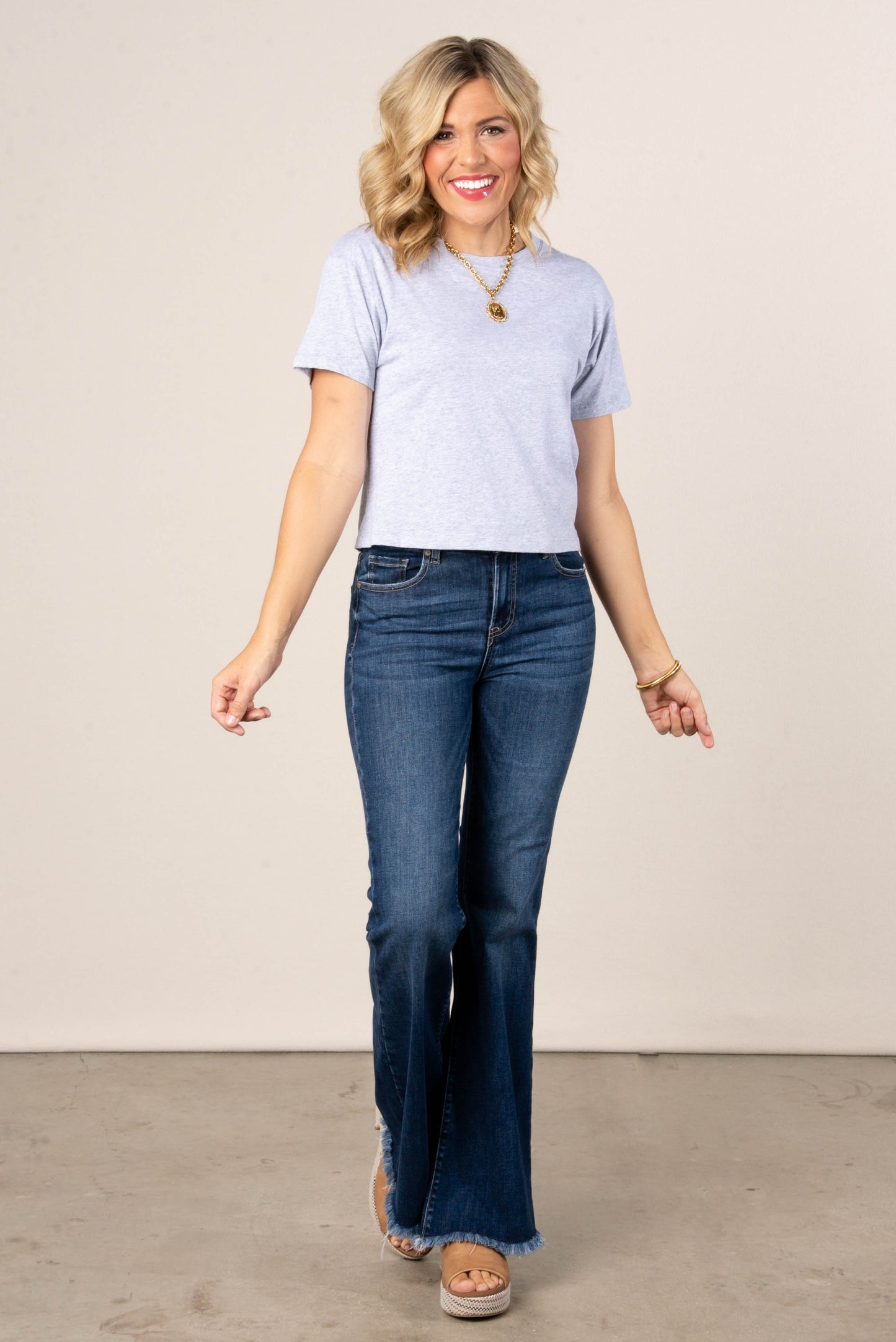 Cropped Cotton T-Shirt *Final Sale*