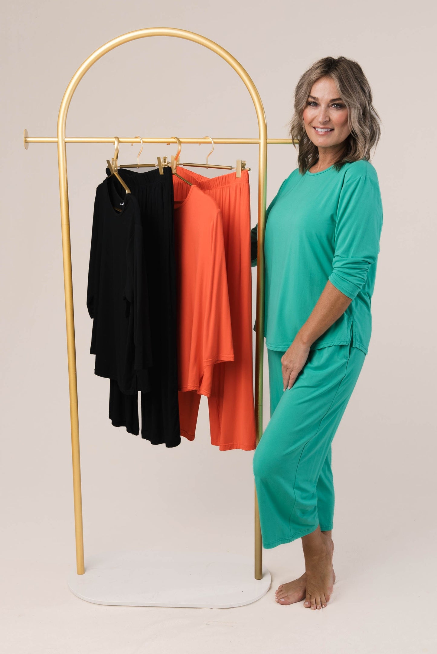 Heavenly Luxe Rounded Neckline Cool Down Pajama Set *Final Sale*
