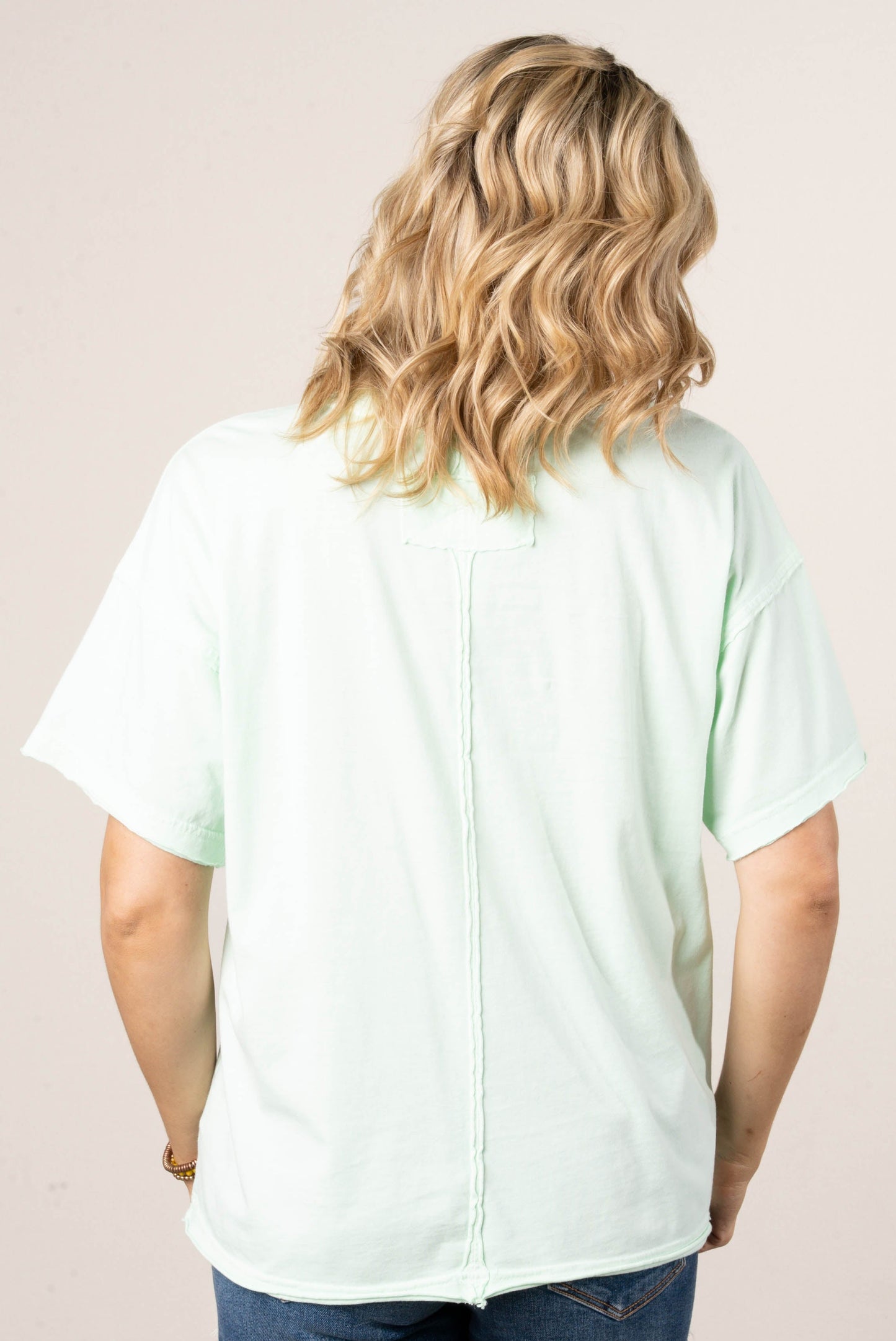 Washed Raw Seamed Tee