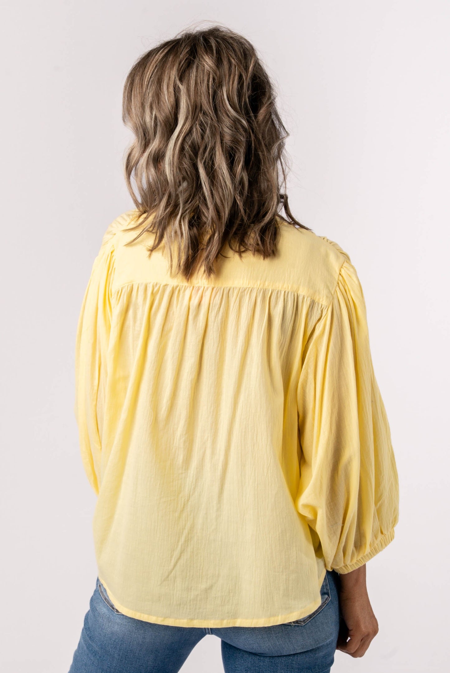 Gauze Knit Dolman Shirt