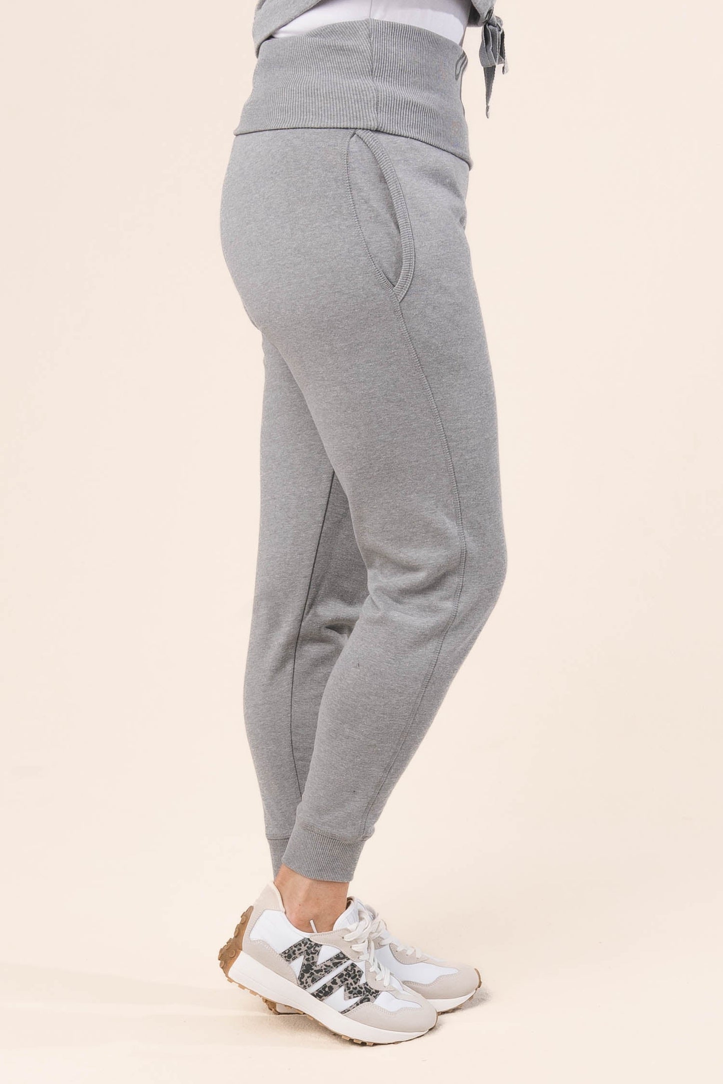 Foldover Fleece Lined Joggers
