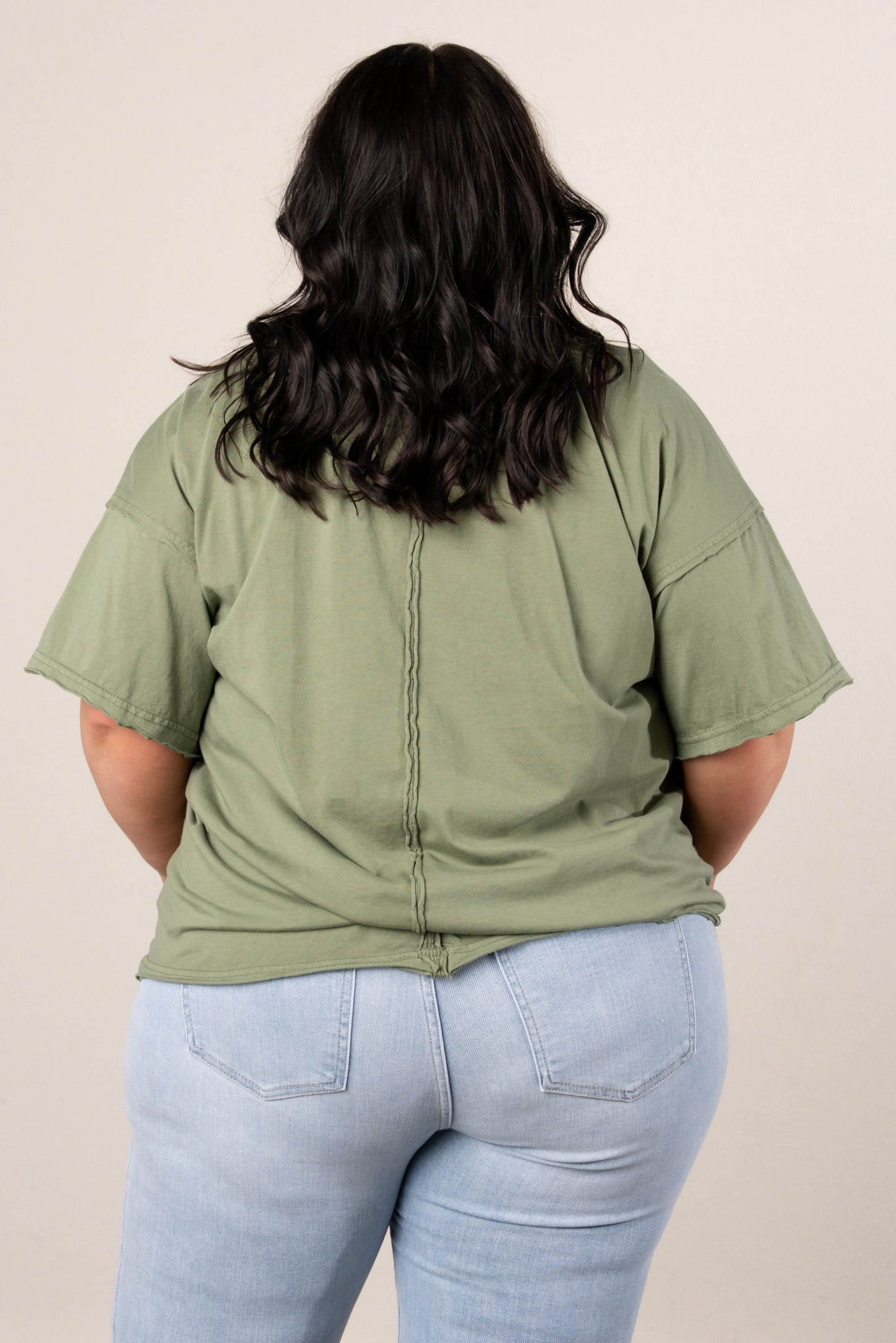 Washed Raw Seamed Tee