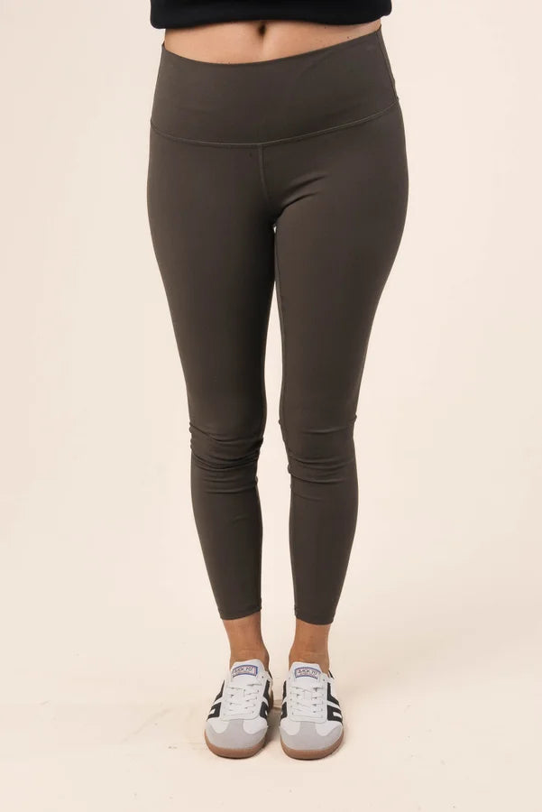 High Waist Athleisure Ankle Leggings