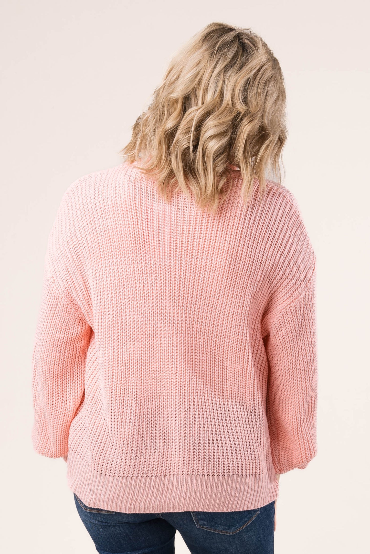 Rib Knit Drop Shoulder Sweater *Final Sale*
