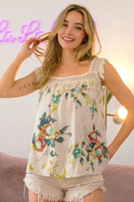 Bibi Floral Tank *Final Sale*