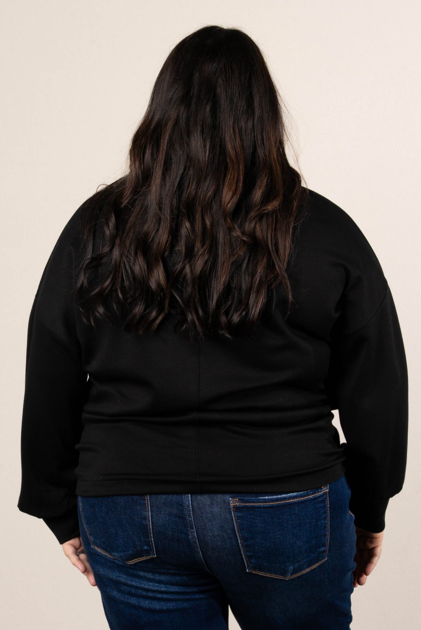 Half Snap Drawstring Pullover