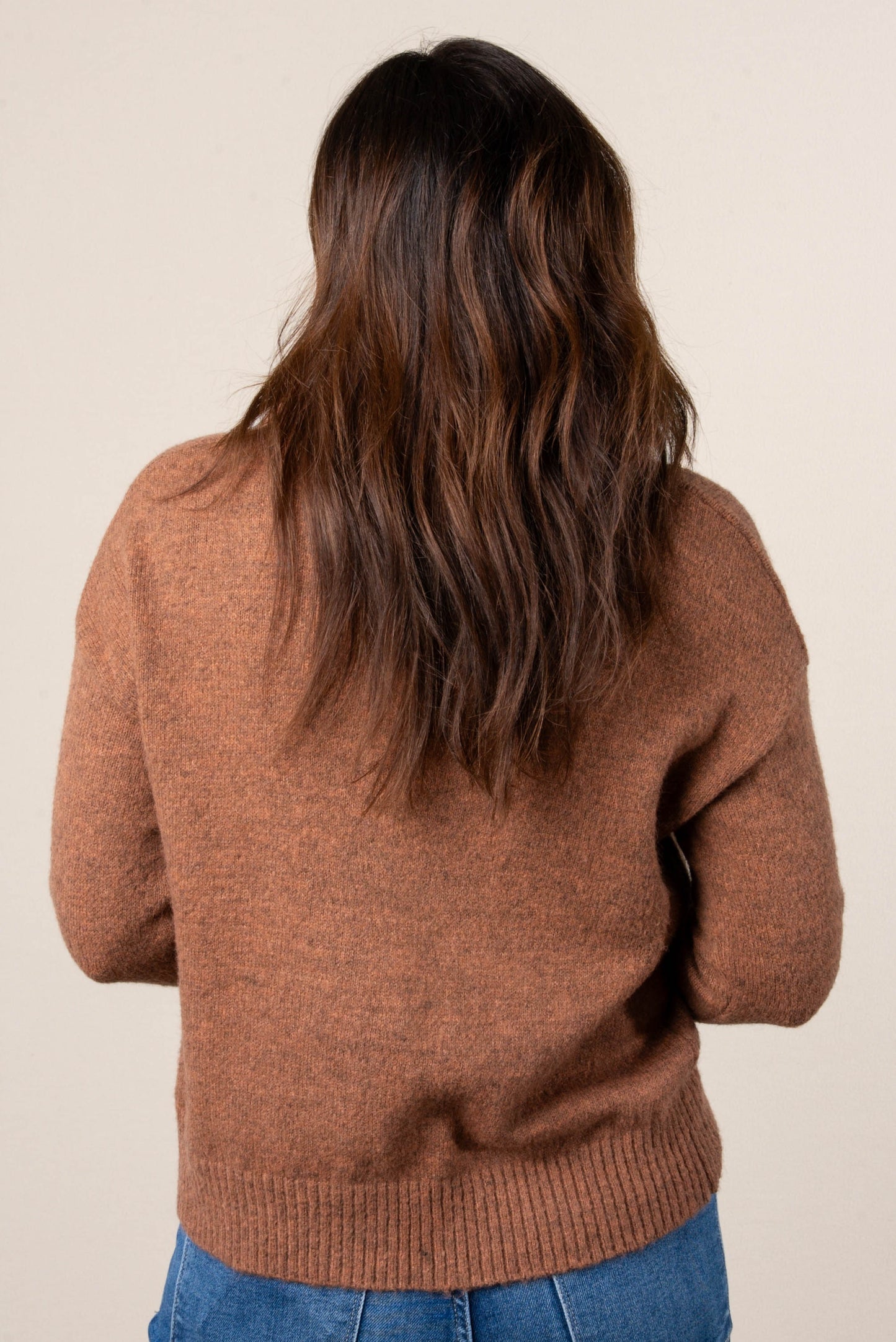 Livia Collared Henley Sweater