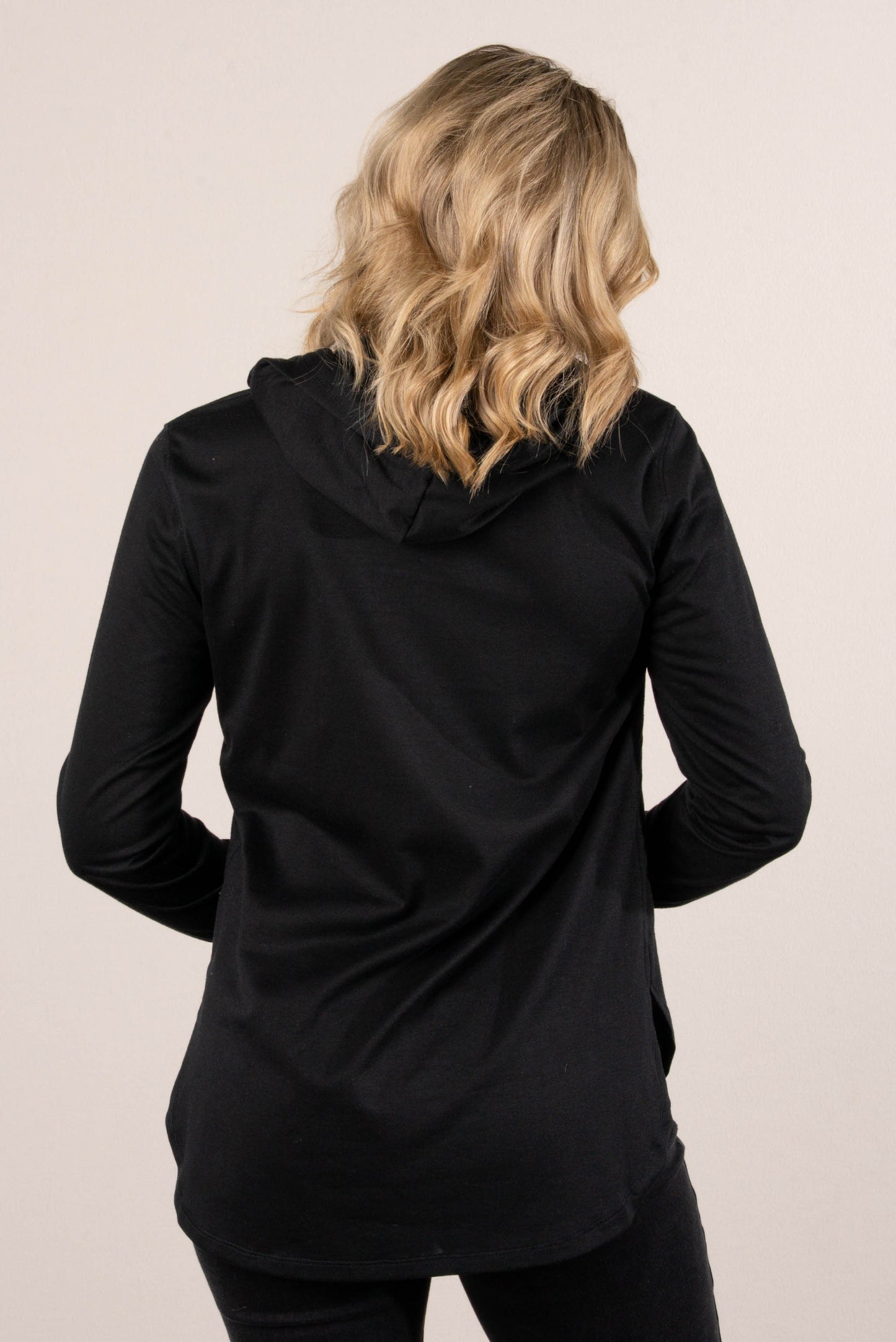 Thumbhole Cuff Hooded Pullover