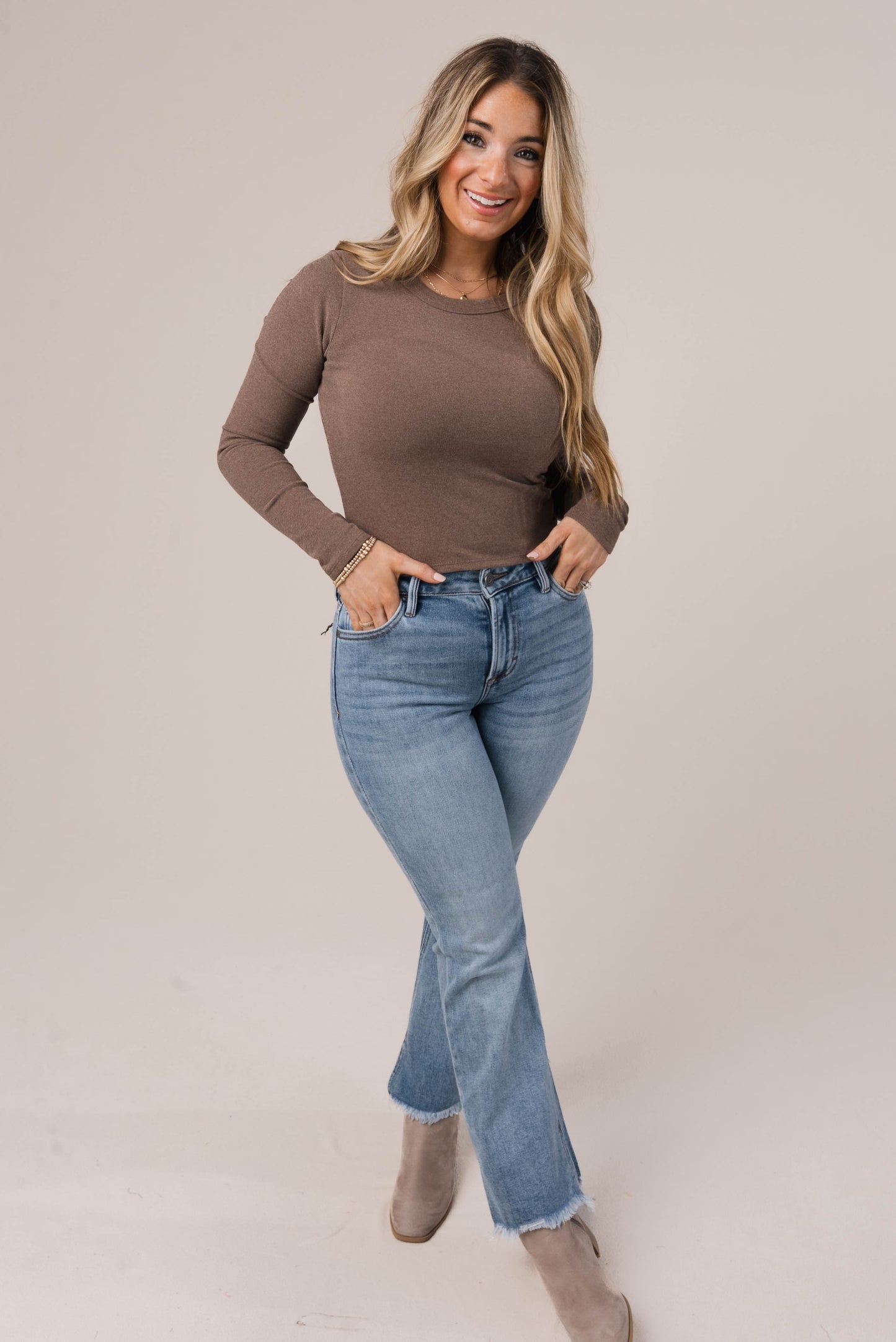 Brushed Knit Top