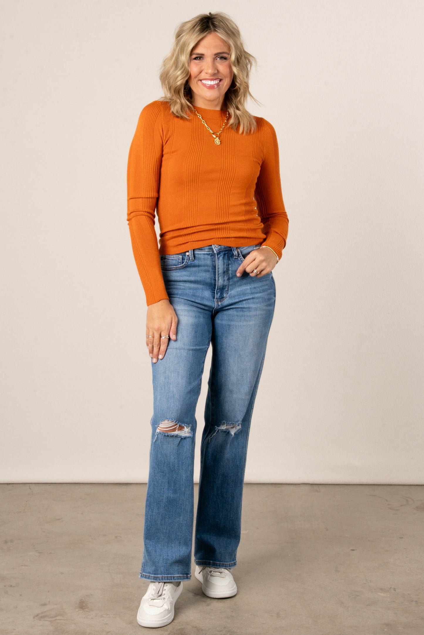 Lightweight Ribbed Sweater