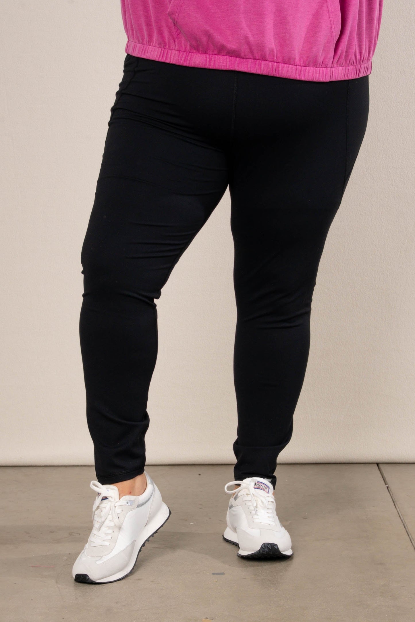 Tapered Waist Athleisure Ankle Leggings
