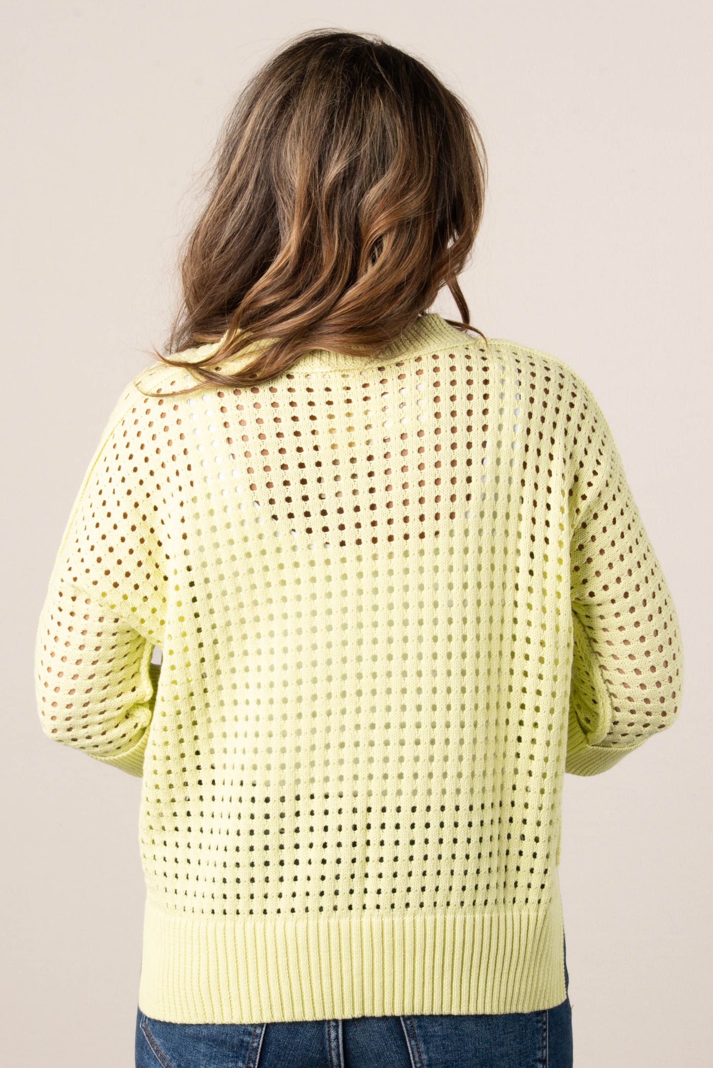 Open Knit Sweater