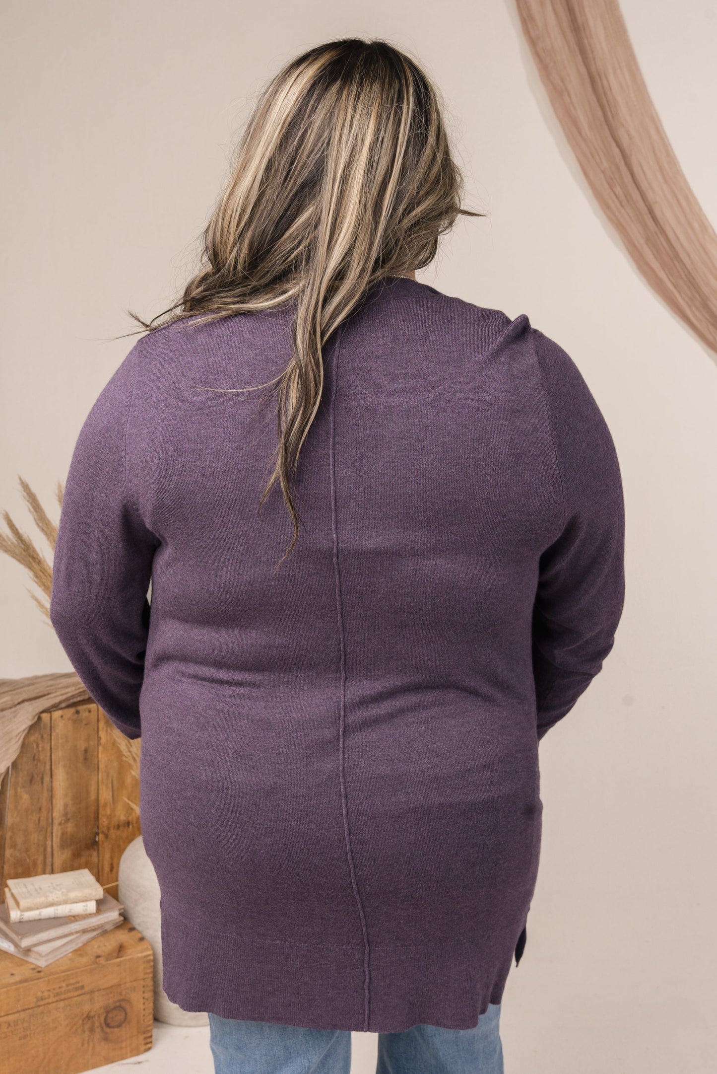Open Front Sweater Cardigan