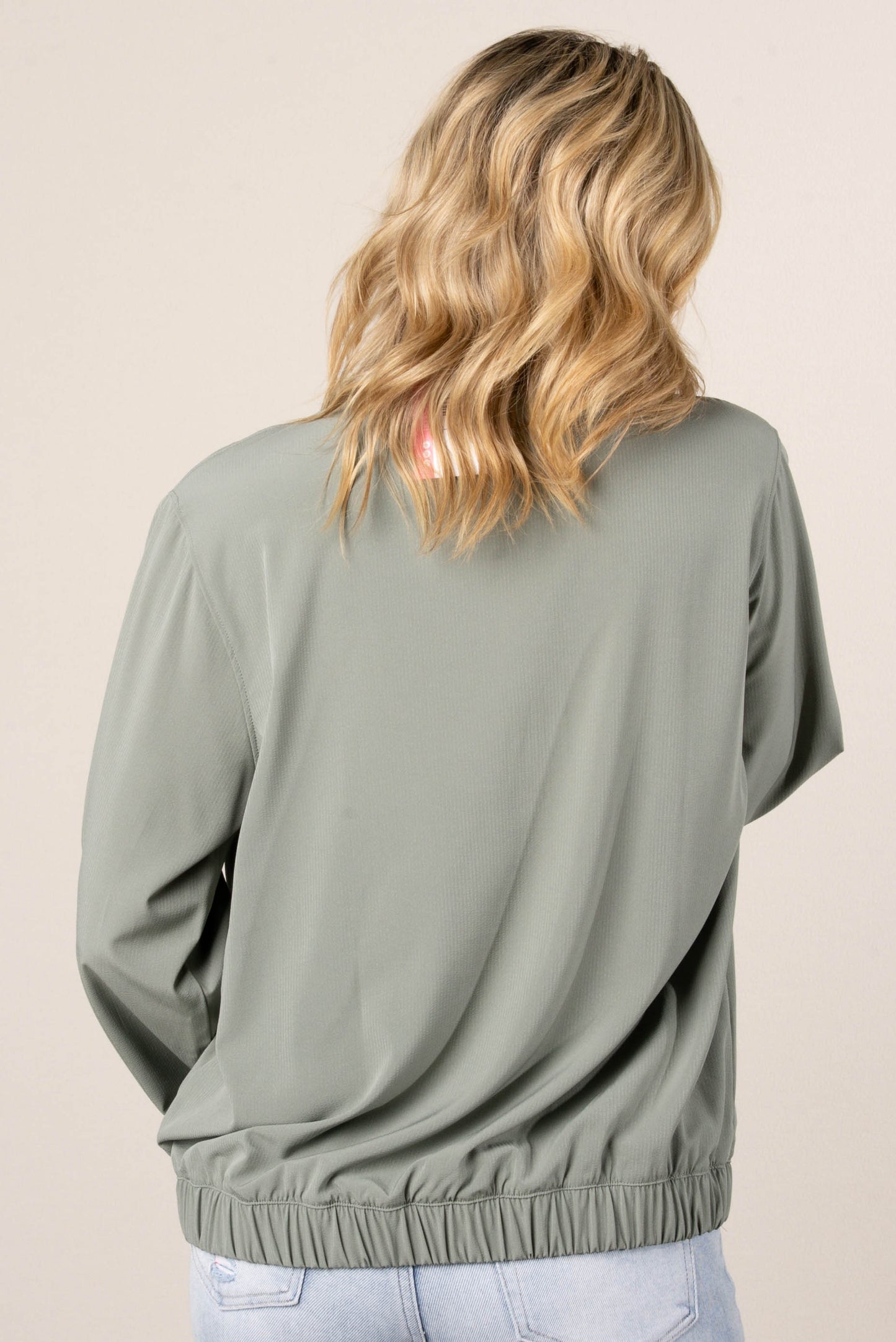 Textured Half Zip Athleisure Pullover