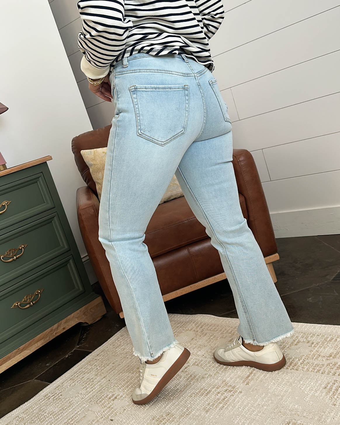 Zenana | Layla High Rise Crop Straight Leg Jeans