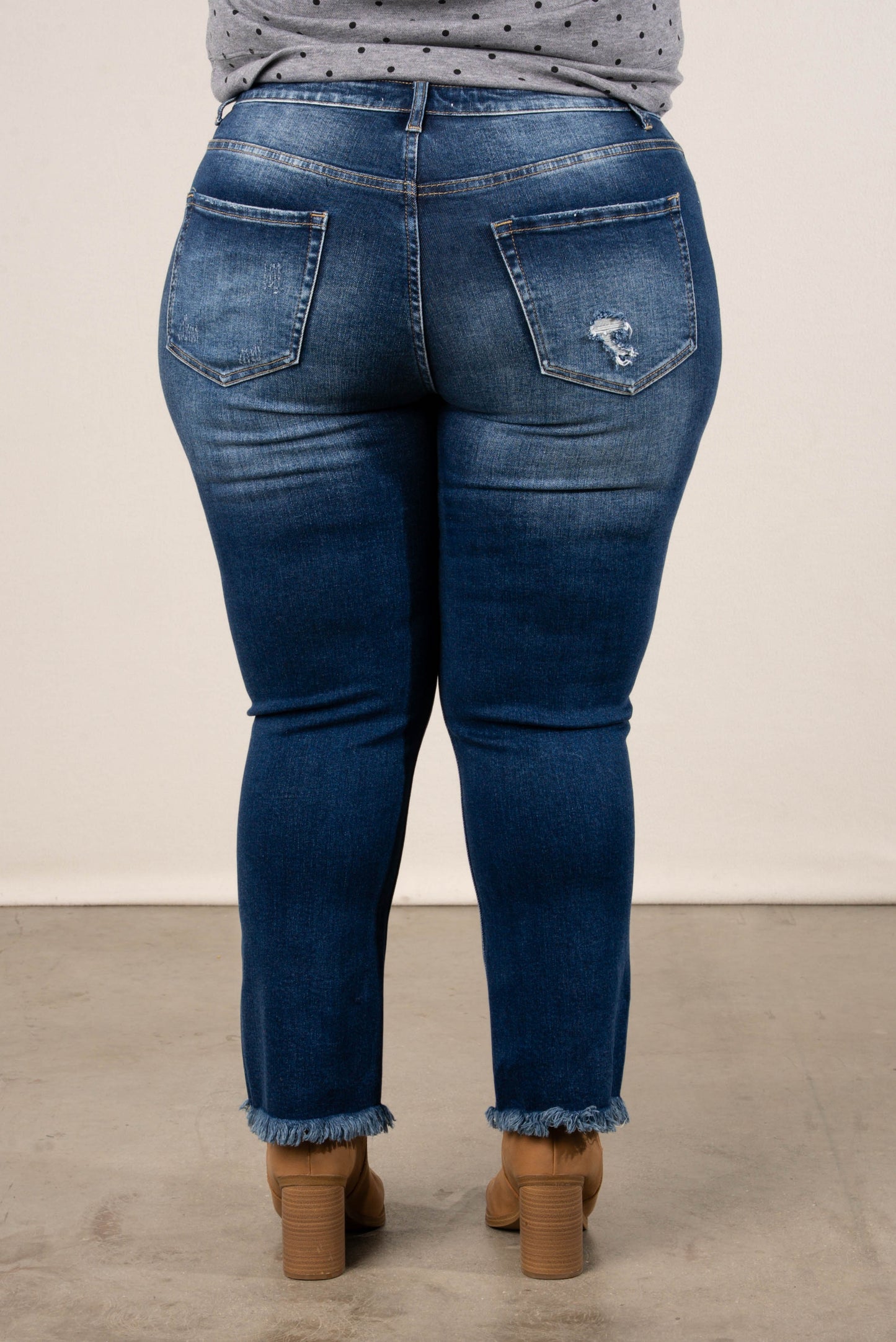 Zenana | Layla High Rise Crop Straight Leg Jeans