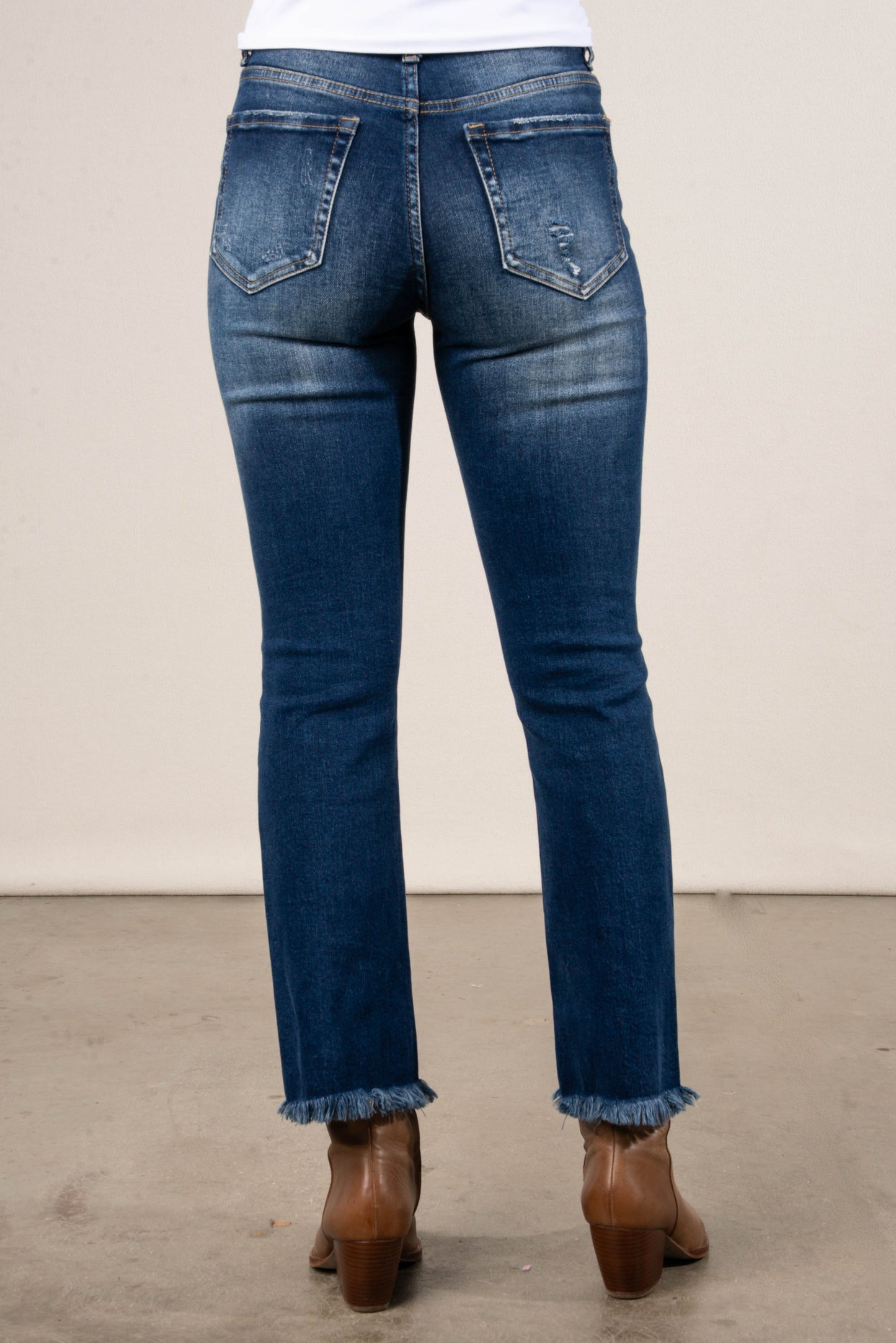 Zenana | Layla High Rise Crop Straight Leg Jeans