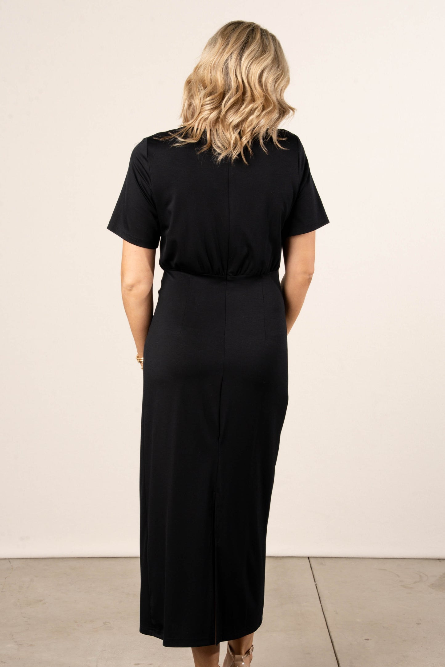 Gathered Waist Midi Dress *Final Sale*