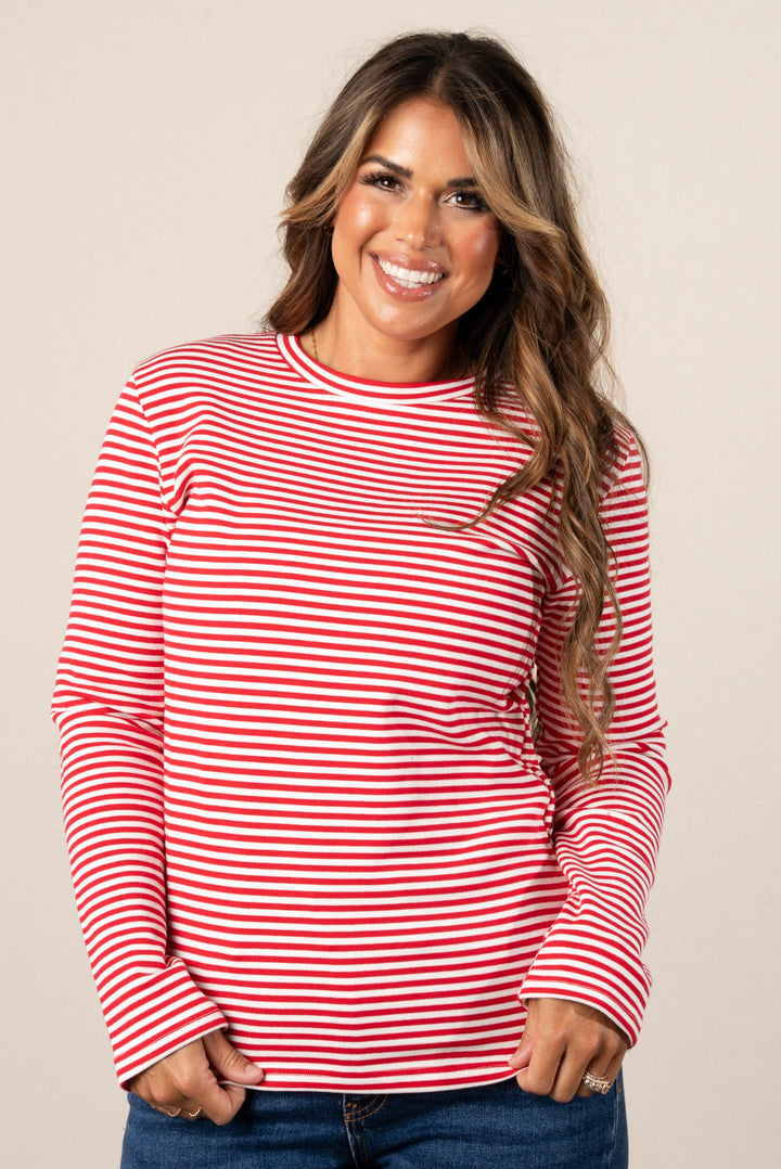 Striped Longe Sleeve Top