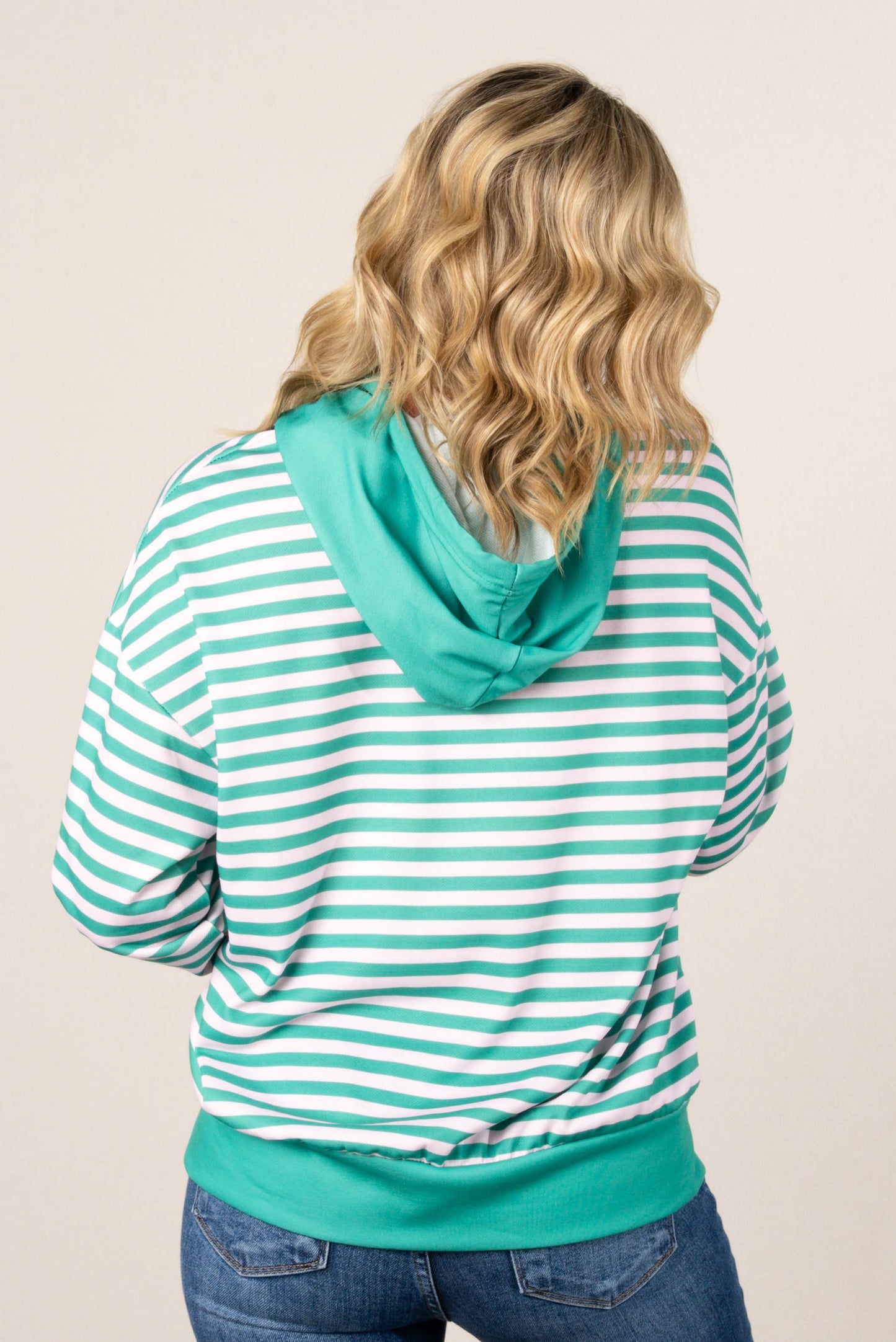 Georgia Mae Striped Hooded Pullover