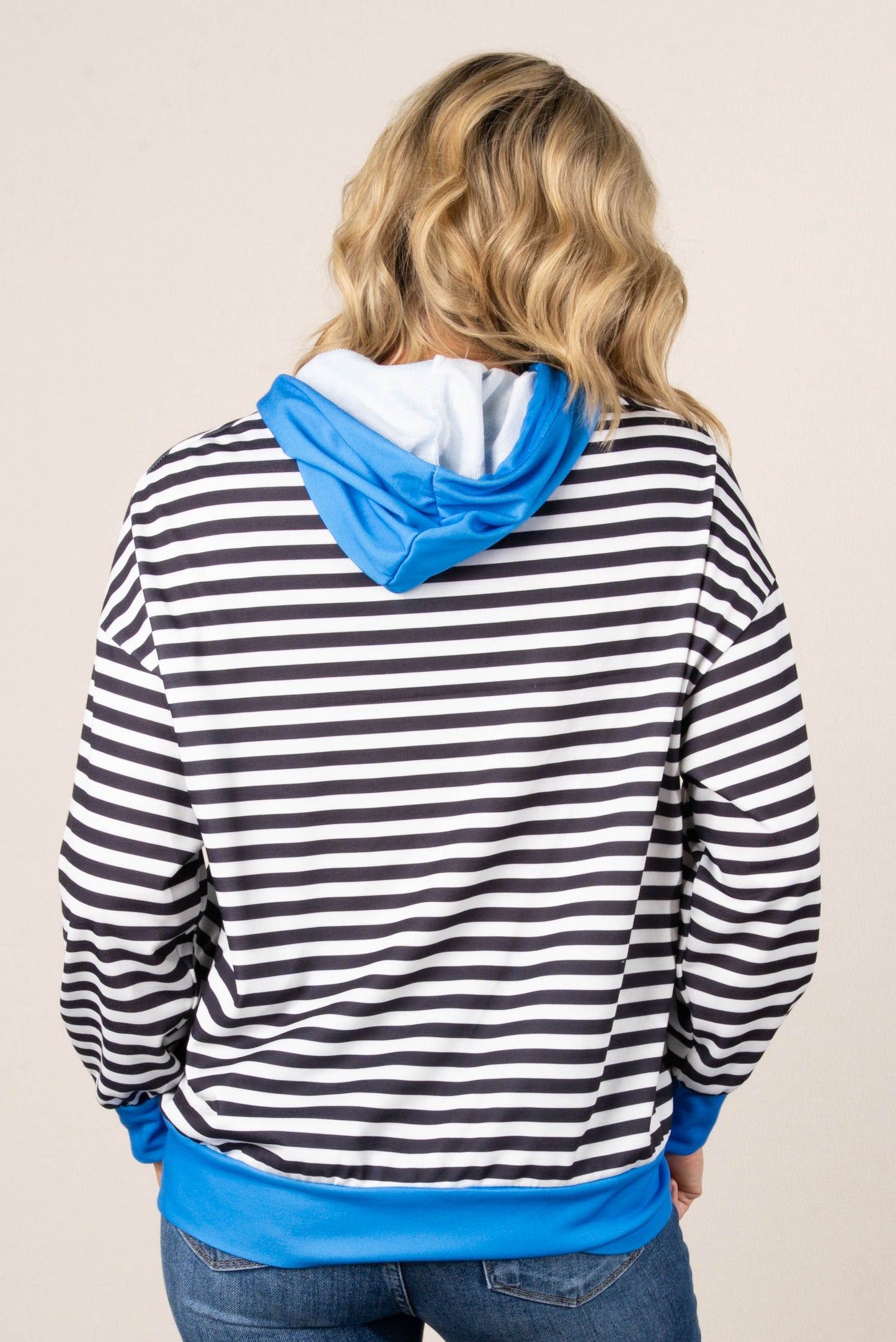 Georgia Mae Striped Hooded Pullover