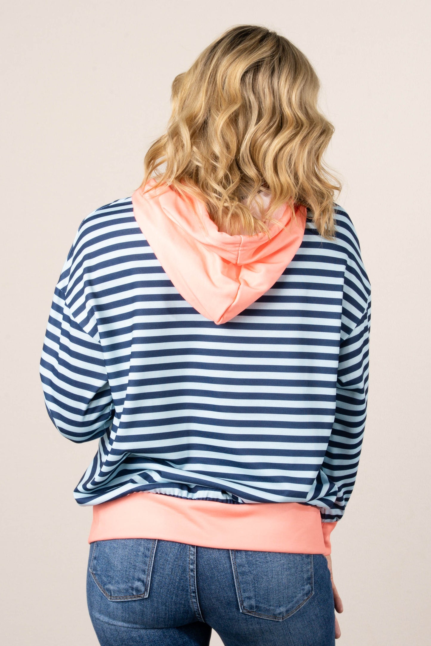 Georgia Mae Striped Hooded Pullover