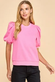 Puff Sleeve Sweatshirt