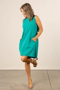 Open Back Bow Shift Dress *Final Sale*