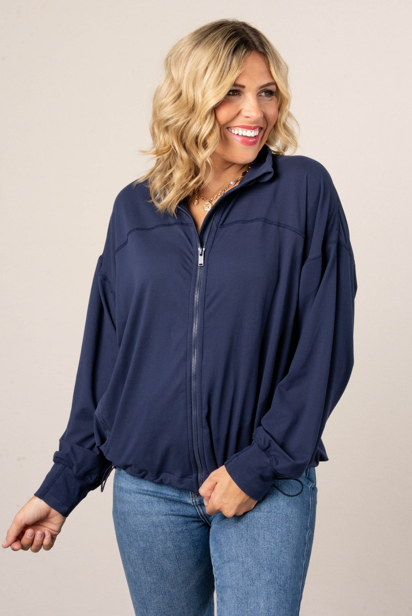 Butter Soft Bungee Waist Active Jacket