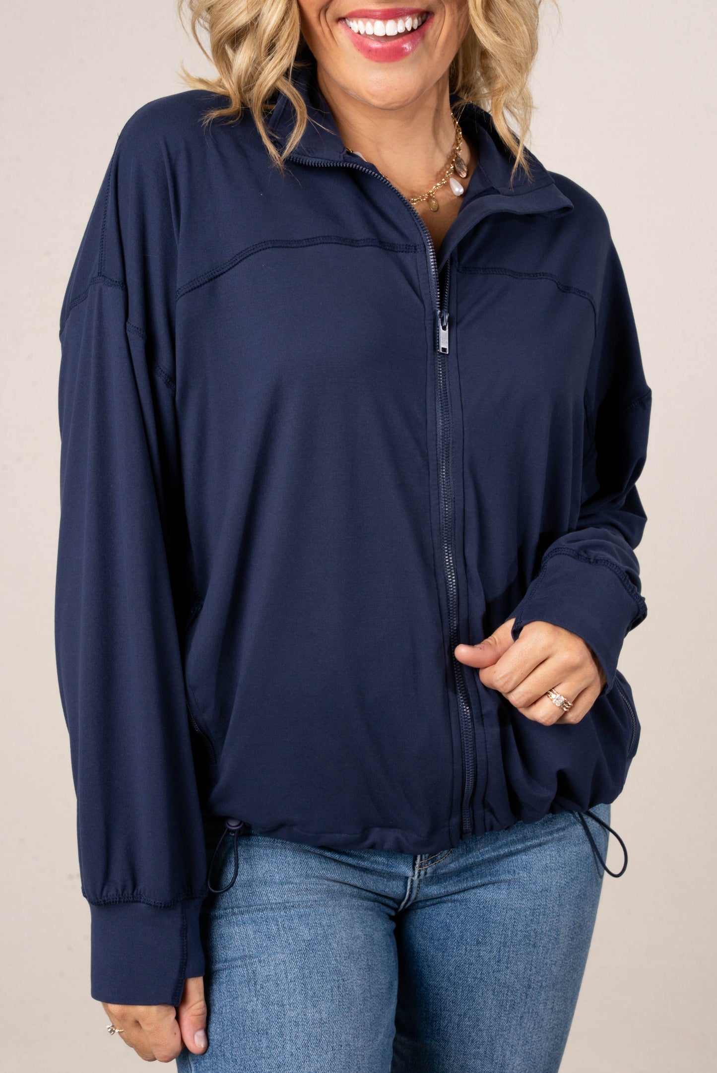 Butter Soft Bungee Waist Active Jacket