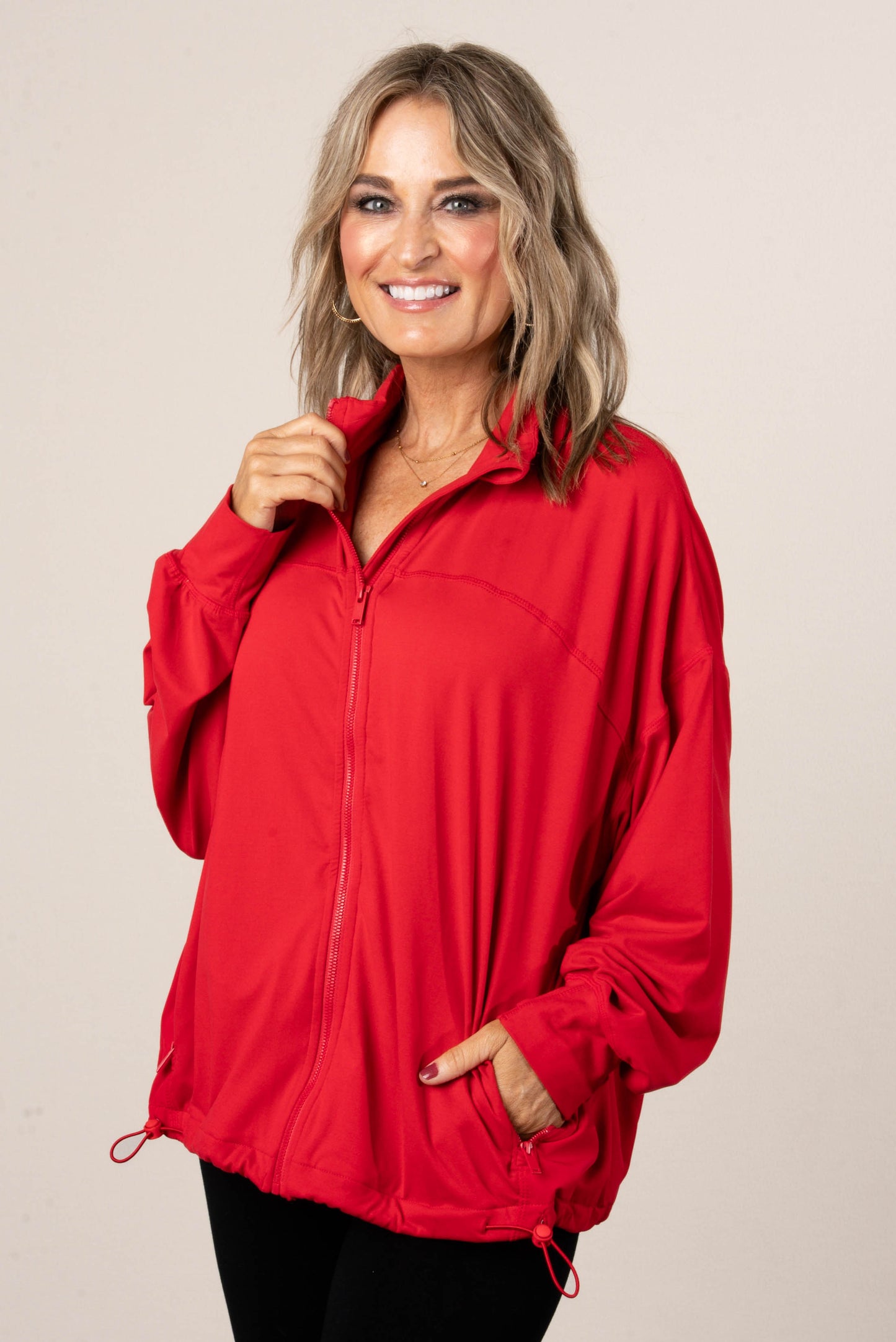 Butter Soft Bungee Waist Active Jacket