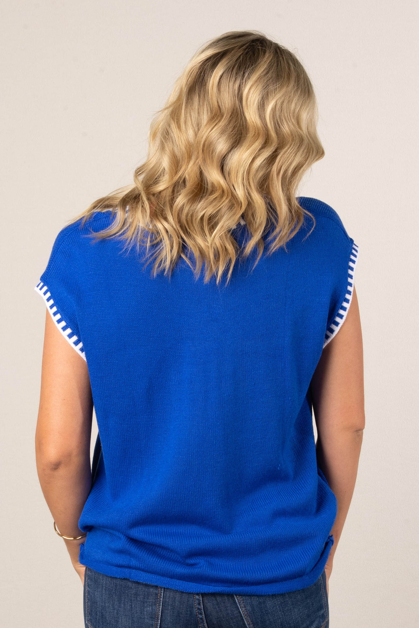 Georgia Mae Contrast Trim Knit Top