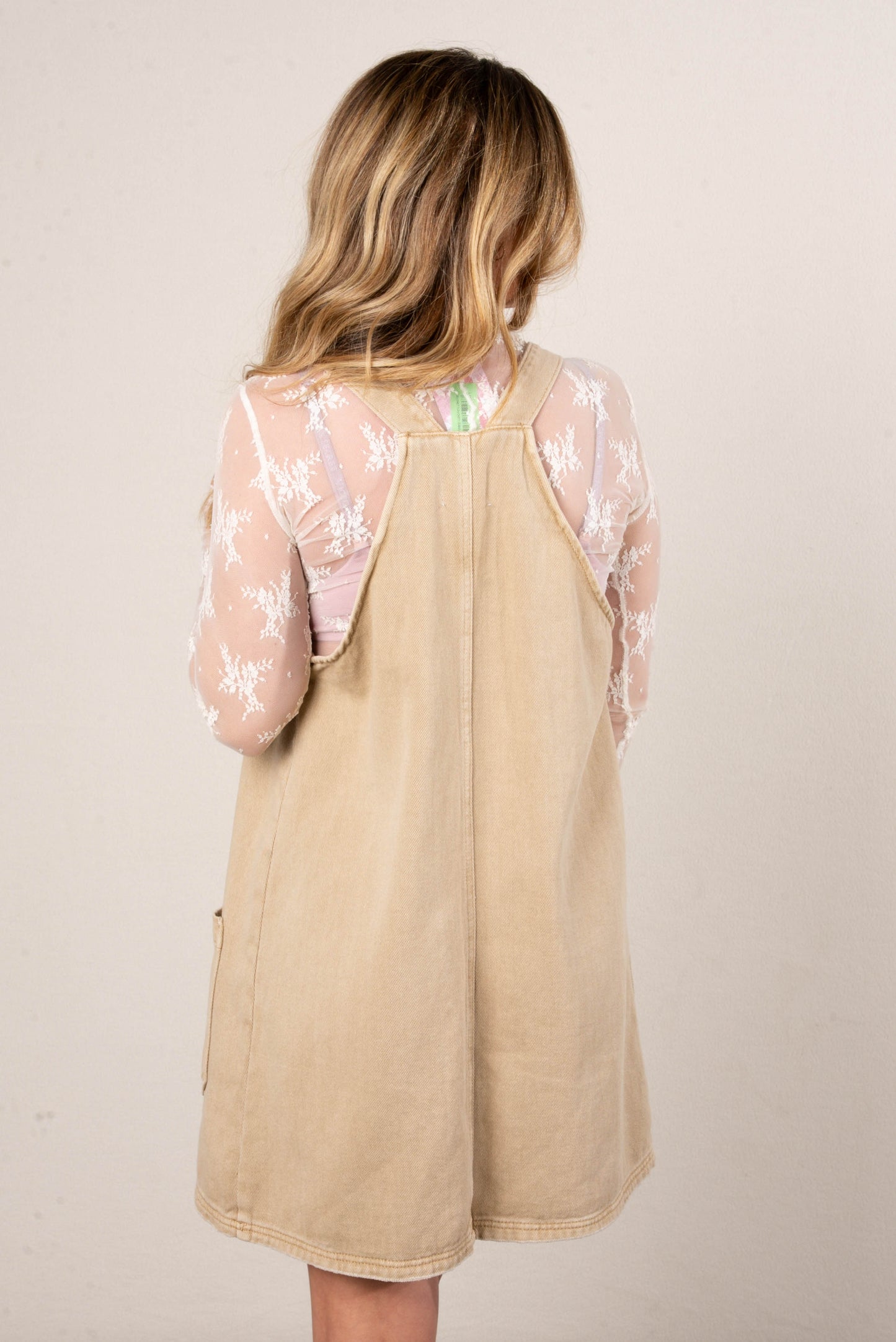 Denim Overall Dress
