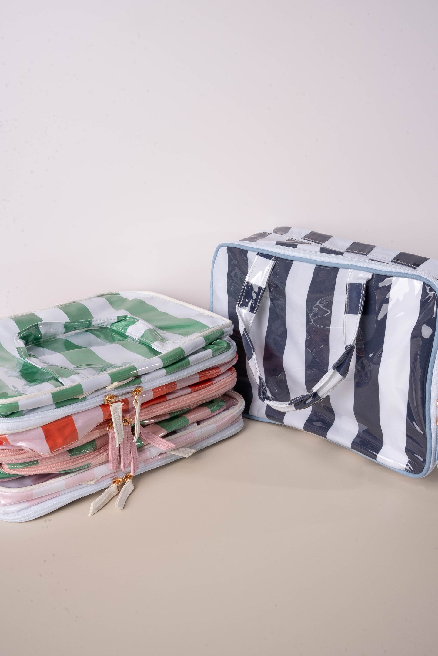 Georgia Mae Striped Travel Case