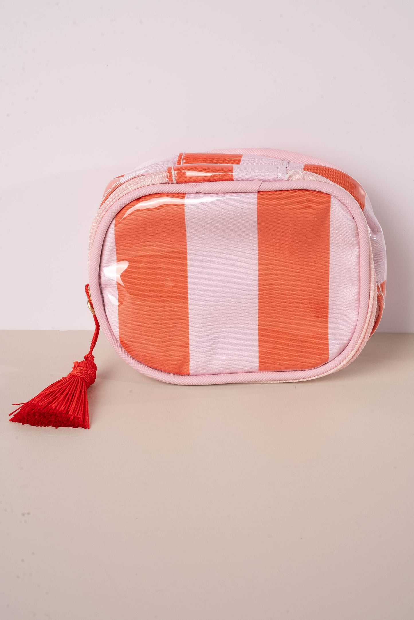 Georgia Mae Striped Travel Jewelry Case
