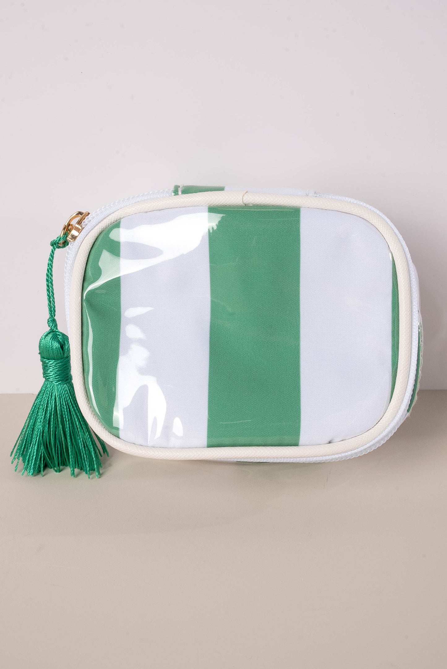 Georgia Mae Striped Travel Jewelry Case