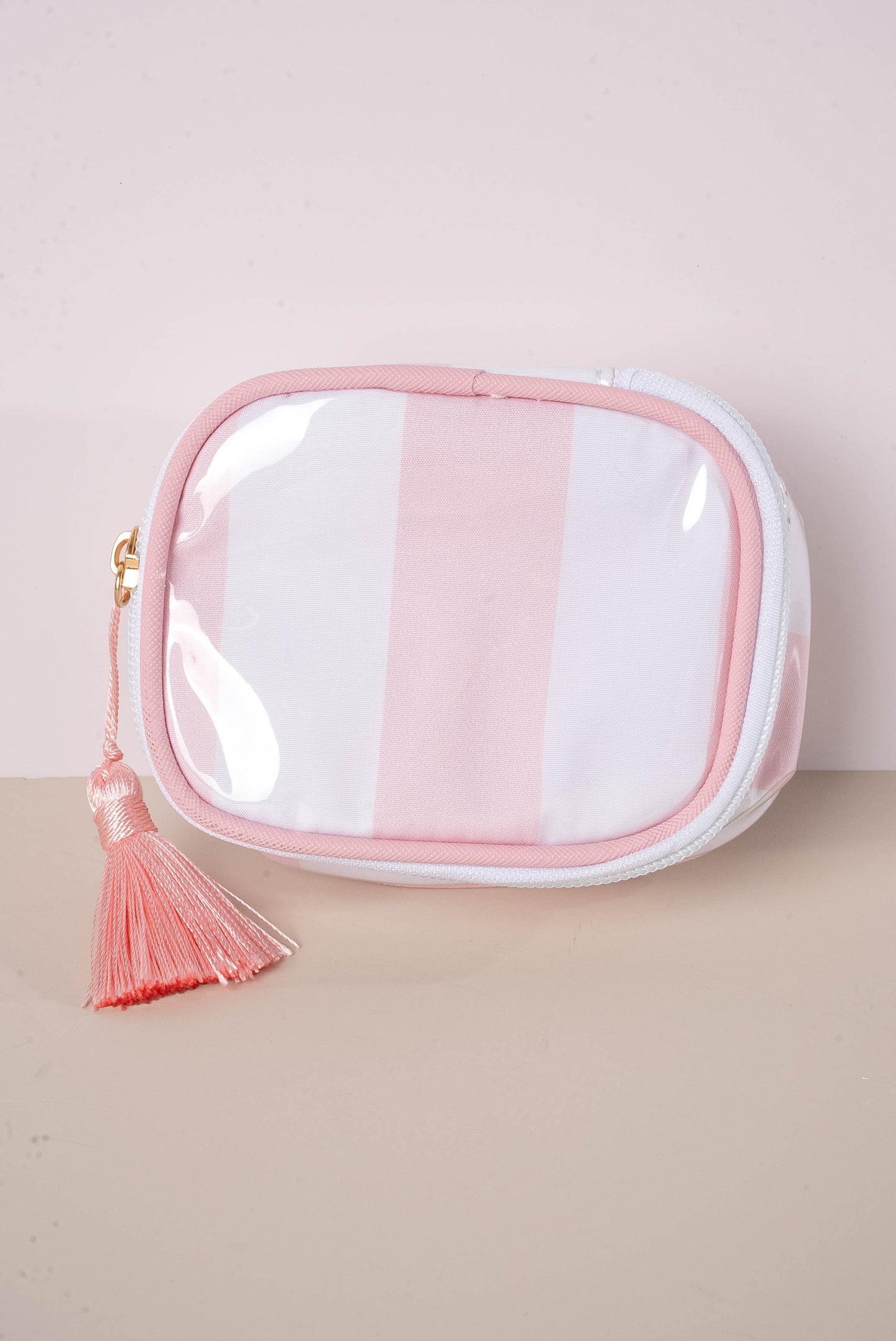 Georgia Mae Striped Travel Jewelry Case