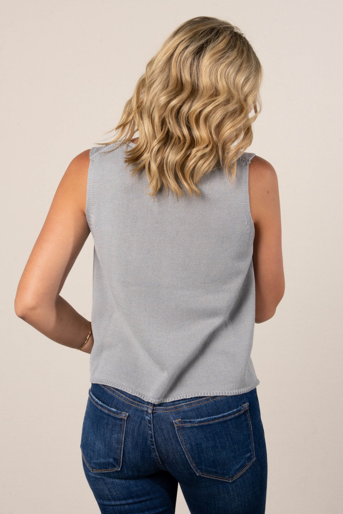 Front Keyhole Sweater Tank