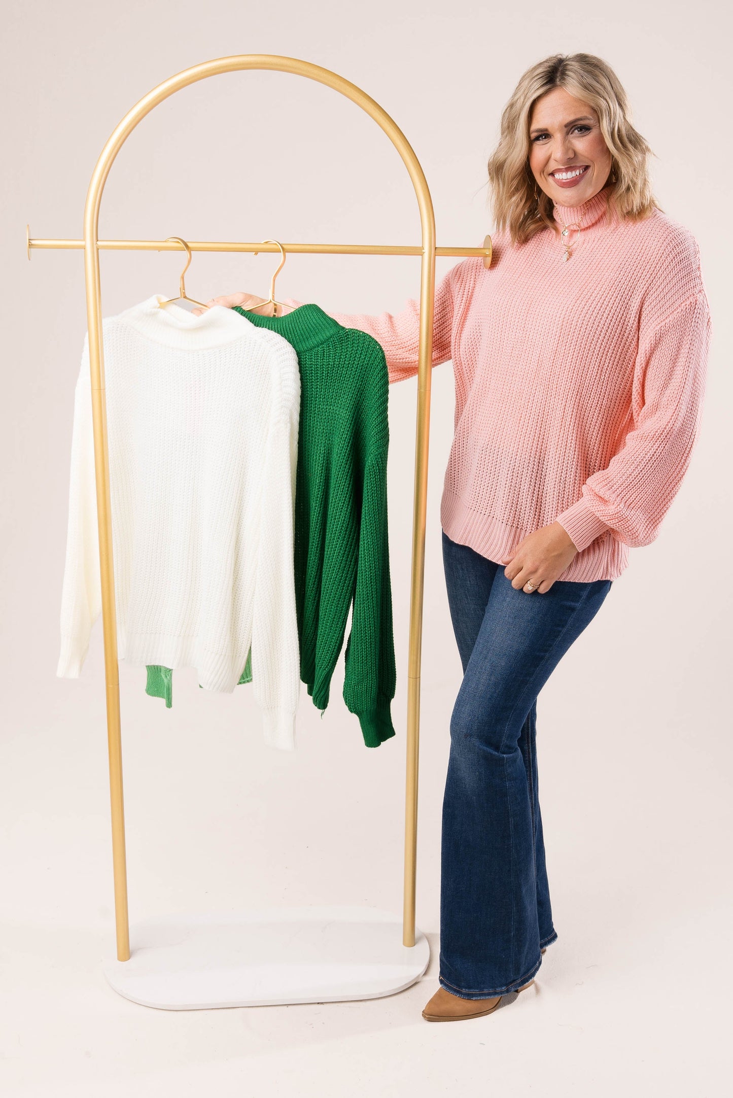 Rib Knit Drop Shoulder Sweater *Final Sale*