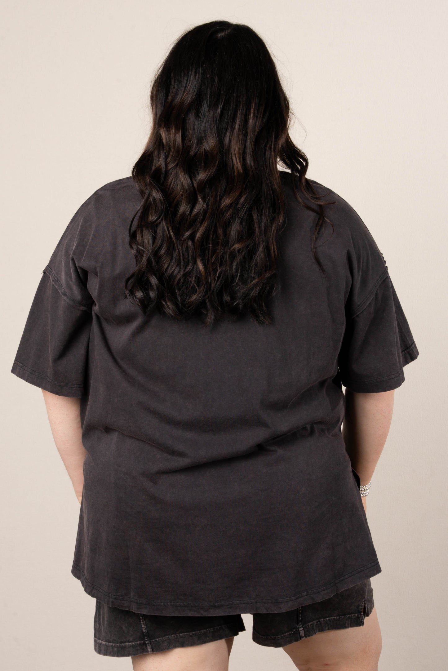 Addy Mae Mineral Washed Tee + Shorts Set