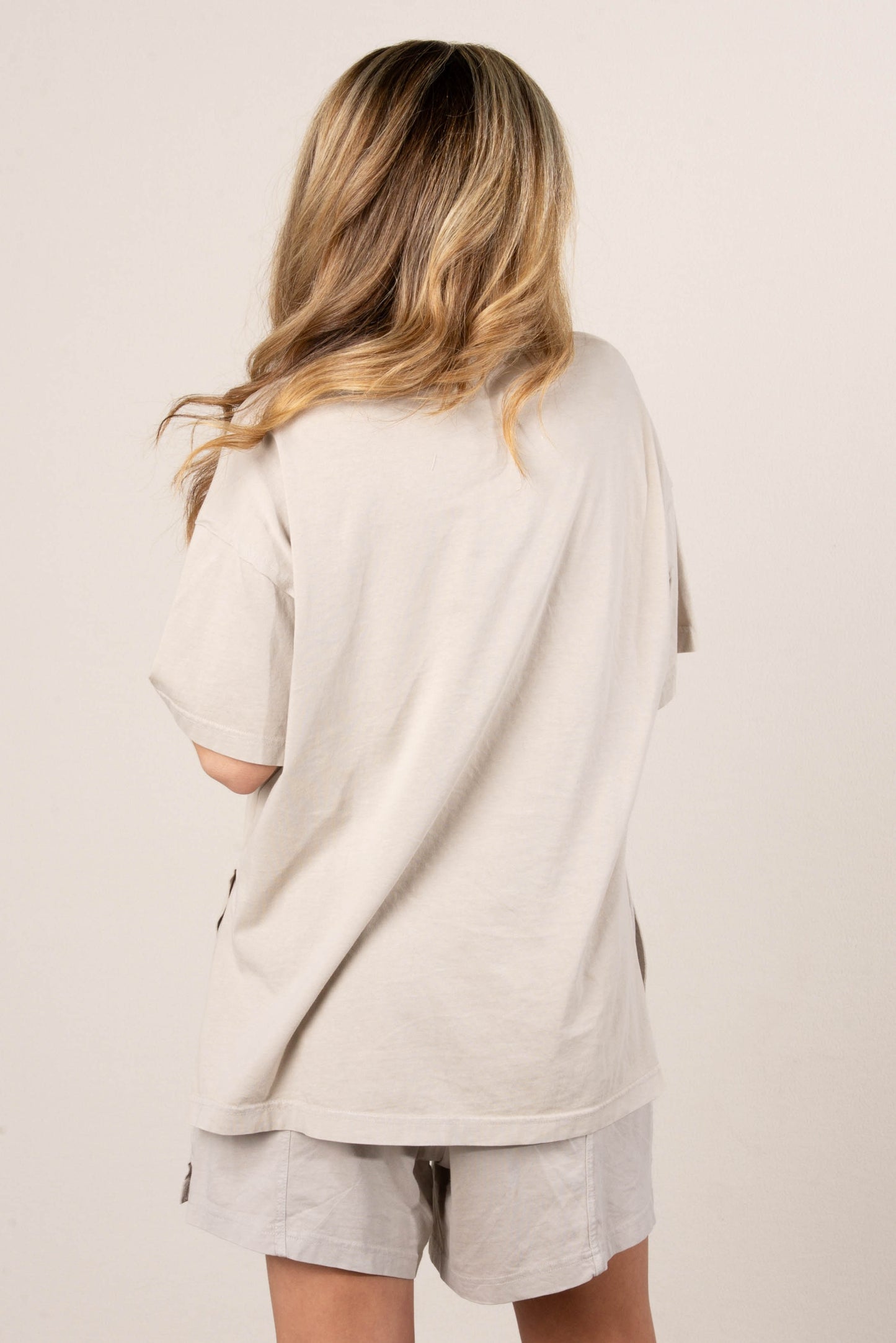 Addy Mae Mineral Washed Tee + Shorts Set